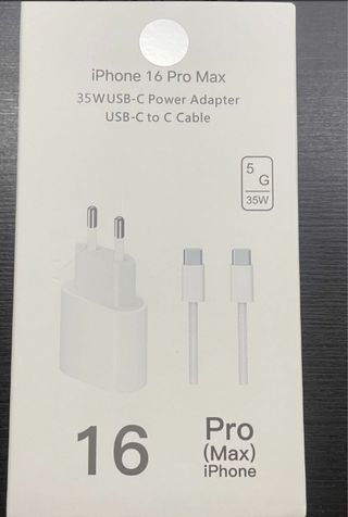 iPhone 16 Pro Max Cargador 35W USB-C