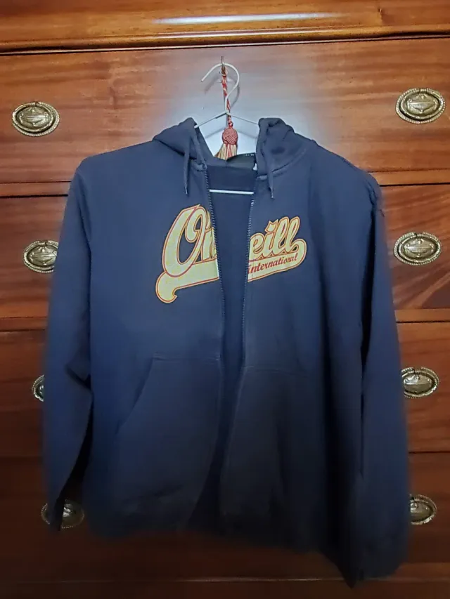 Sudadera O'Neill Azul con Cremallera y capucha