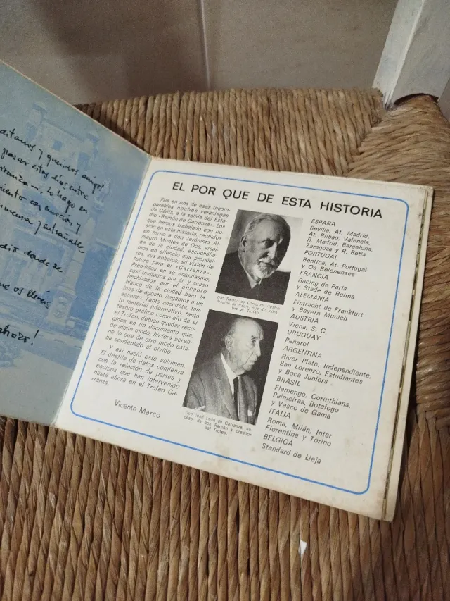 Libro disco Historia del Trofeo Carranza