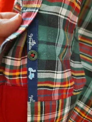 Camisa de cuadros exclusiva talla 3