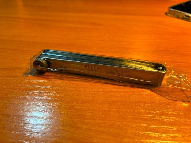 Juego de galgas de precisión.