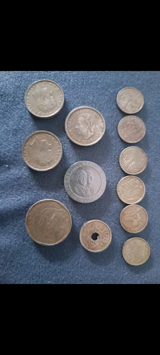 Lote monedas españolas