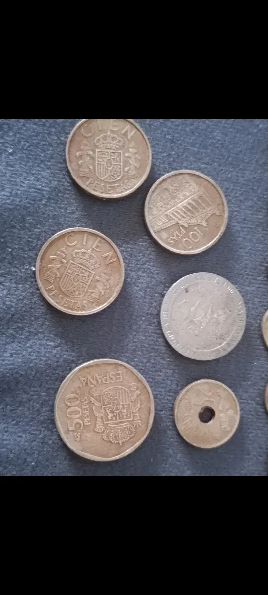 Lote monedas españolas