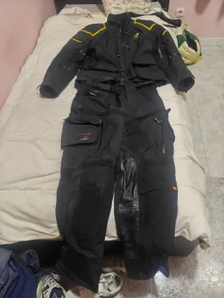Traje de Moto Rukka Armacor Outlast Gore-Tex Negra