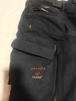 Traje de Moto Rukka Armacor Outlast Gore-Tex Negra