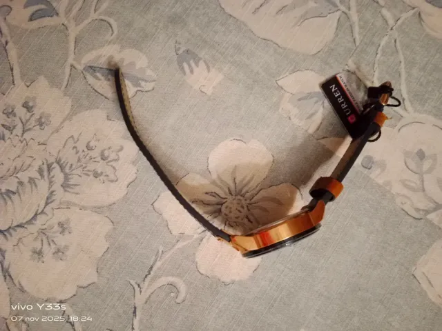 Reloj CURREN Cronógrafo Azul y Dorado