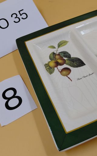 Vassoio ceramica con frutta