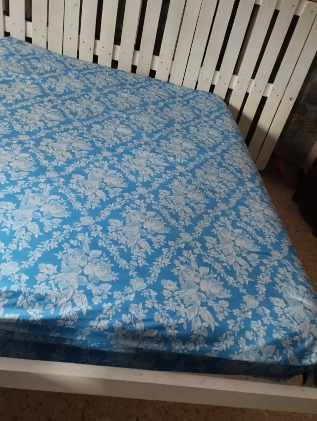 Cama Matrimonio con Cabezal Palets