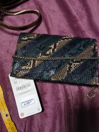 Pochette effetto pitone