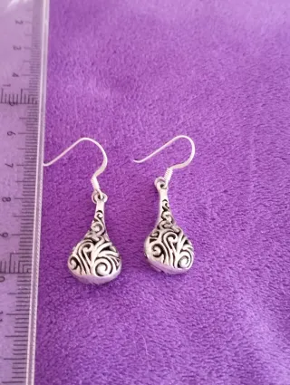 Pendientes Plata Vintage Filigrana