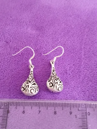 Pendientes Plata Vintage Filigrana