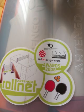 Set de ping pong Artengo Rollnet sin usar