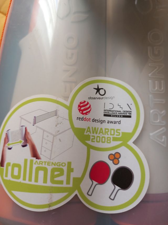 Set de ping pong Artengo Rollnet sin usar