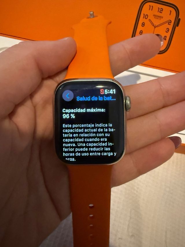 Apple Watch Hermès Serie 9 Naranja