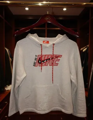 Sudadera Nike Gris y Roja