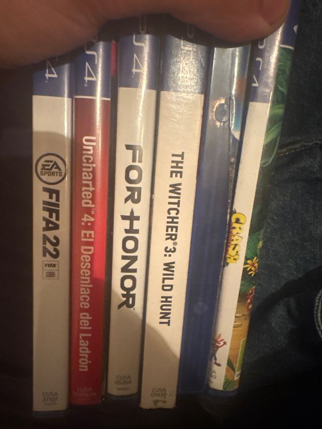 PS4 Juegos: FIFA 22, Uncharted 4, For Honor, Witch