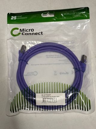 Cable Microconnect MC-SFTP6A03P Morado 3m