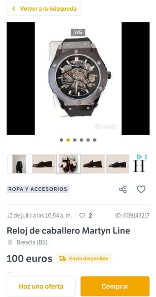 Orologio Martyn Line meccanico Michigan, più modelli.