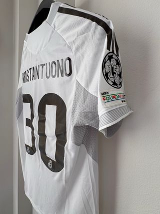 Camiseta Real Madrid Adidas Blanca y Dorada