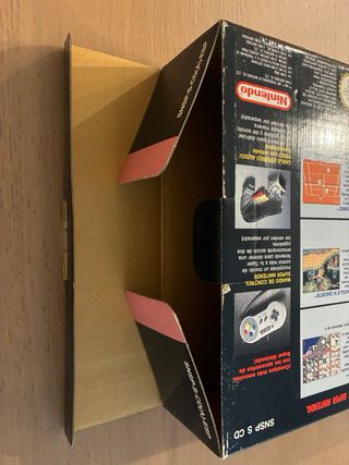 Caja Super Nintendo Super Mario World Pack