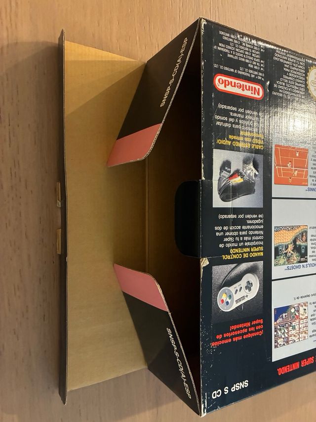 Caja Super Nintendo Super Mario World Pack