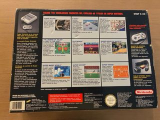 Caja Super Nintendo Super Mario World Pack