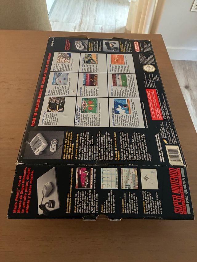 Caja Super Nintendo Super Mario World Pack