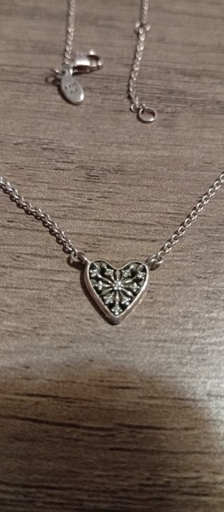 Gargantilla Pandora Corazón Plata