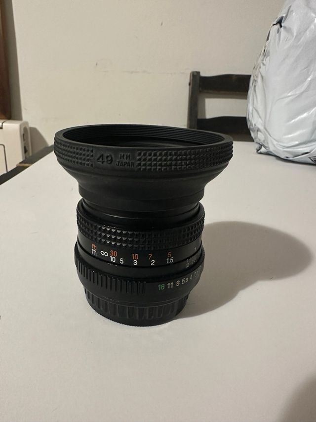 Objetivo Chinon 50mm f/1.9 Japón
