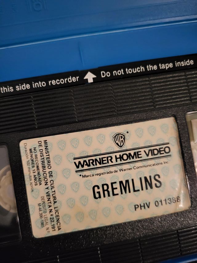 VHS Gremlins 1ª Edición Videoclub buen estado