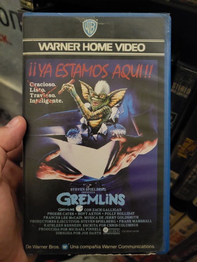 VHS Gremlins 1ª Edición Videoclub buen estado