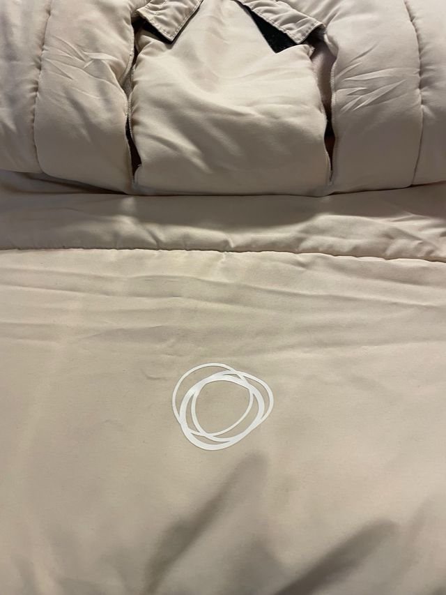 Sacos para silla Bugaboo marfil y azul