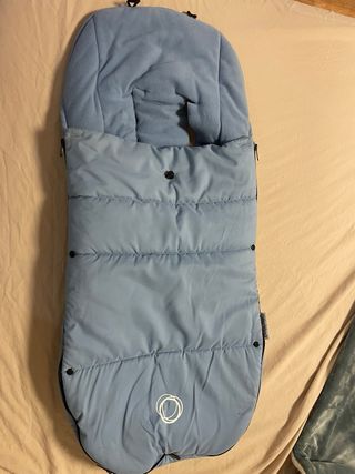 Sacos para silla Bugaboo marfil y azul