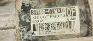 MOTOR ARRANQUE SUZUKI SX4 1.0 I TURBO 110 3110061