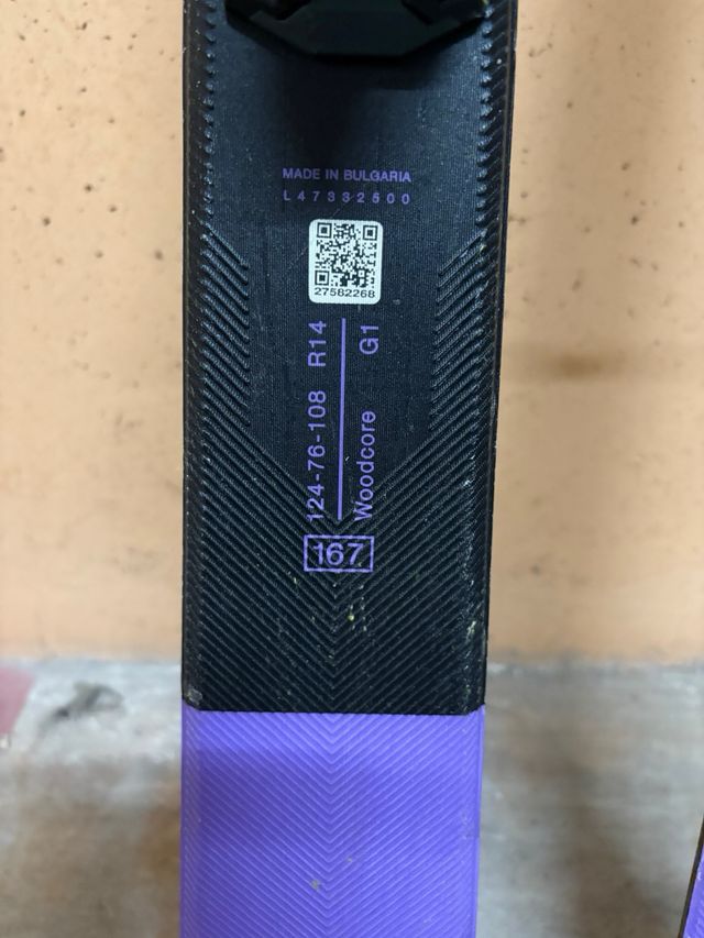 Esquís Salomon 167 cm