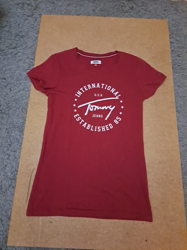 Camiseta Tommy Jeans Roja Chica