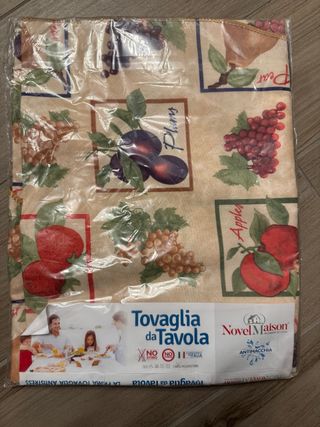 Tovaglia da Tavola Frutta Beige 100% Poliestere
