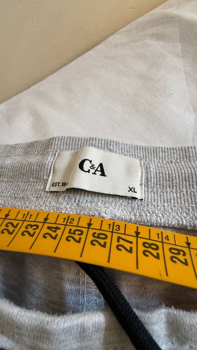 Pantalón de chándal gris talla XL