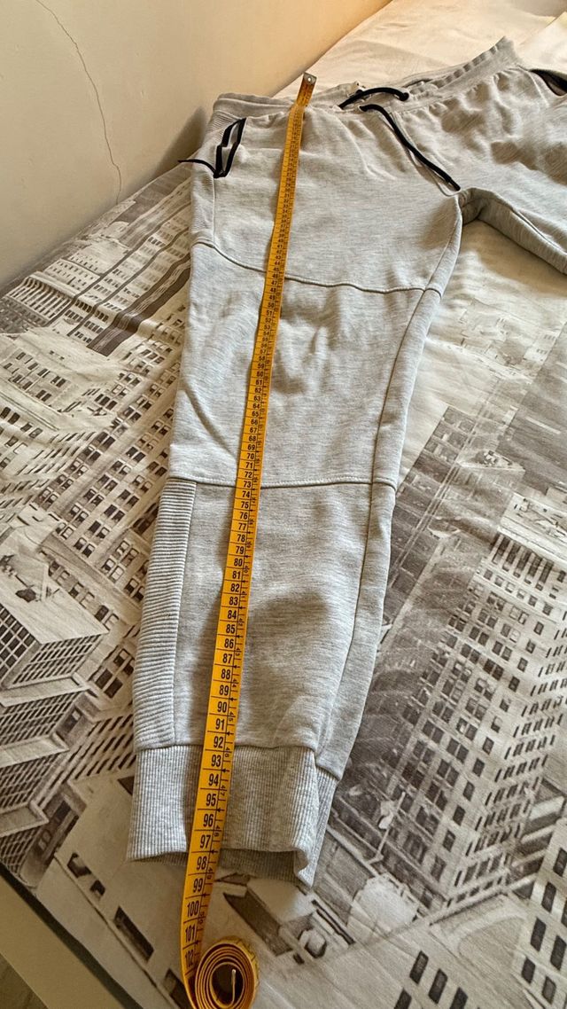 Pantalón de chándal gris talla XL