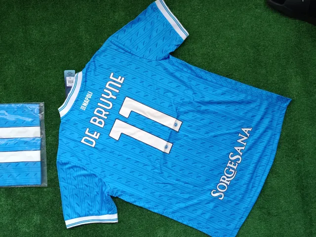 Camiseta Nápoles De Bruyne EA7 Azul Talla XL