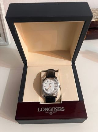 Reloj Longines Clásico Correa Negra