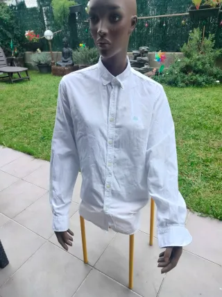 Camisa Springfield Blanca Manga Larga