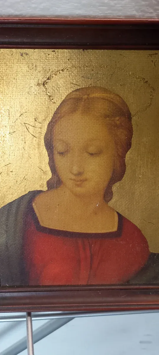 Quadro devozionale stile Raffaellesco