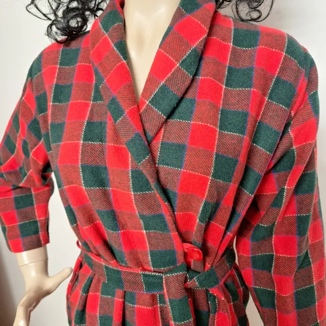 Vestaglia donna vintage a quadri