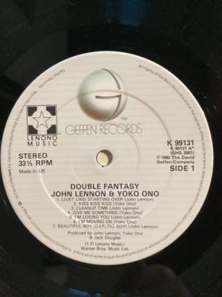 John Lennon & Yoko Ono - Double Fantasy LP vinile