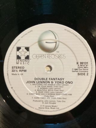 John Lennon & Yoko Ono - Double Fantasy LP vinile