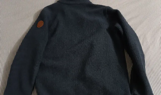 Felpa CMP blu/grigio con zip