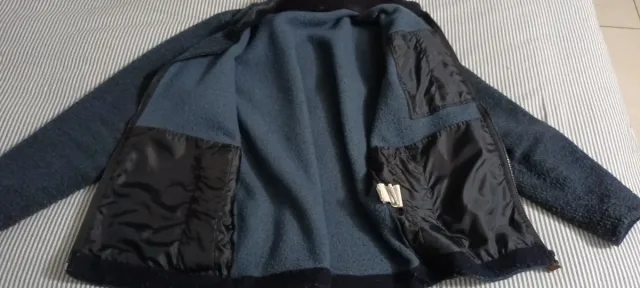 Felpa CMP blu/grigio con zip