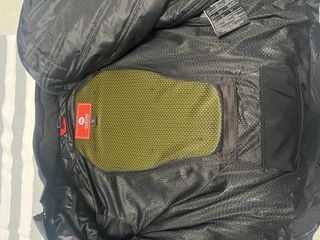 Chaqueta de moto negra ARMURE