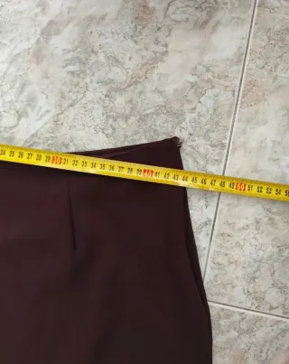 Falda vintage marrón